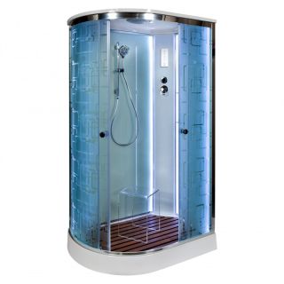 Душевая кабина Deto ЕМ1511 R LED 110х80х220 см